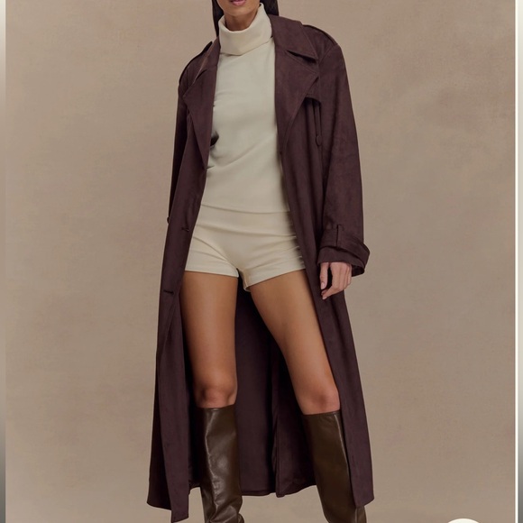 Long Brown Trench Coat

Marc
Faux Suede Coat - Cocoa Chocolate - Picture 1 of 7